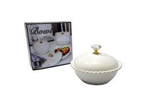  PORTAJOIA CERAMICO 12,5X12,5X8,5CM