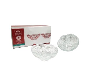 JOGO DE BOWL EM VIDRO KIT COM 6 PEÇAS 13CM